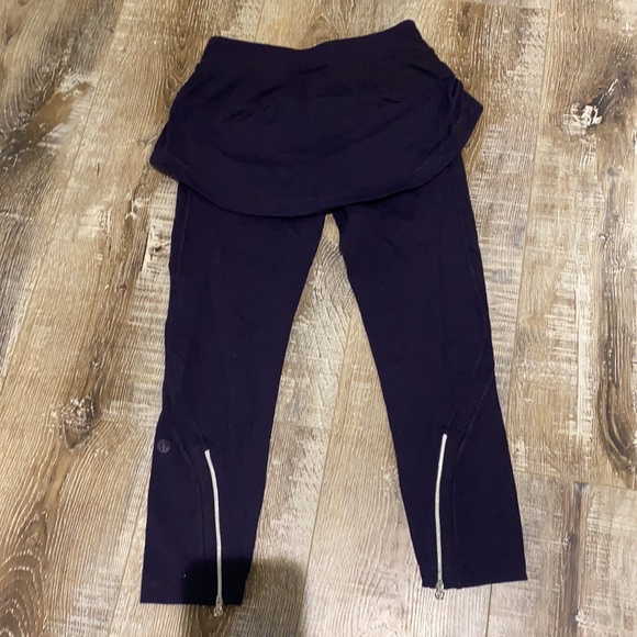 Super rare dark purple leggings with mini shirt attached - Picture 4 of 5